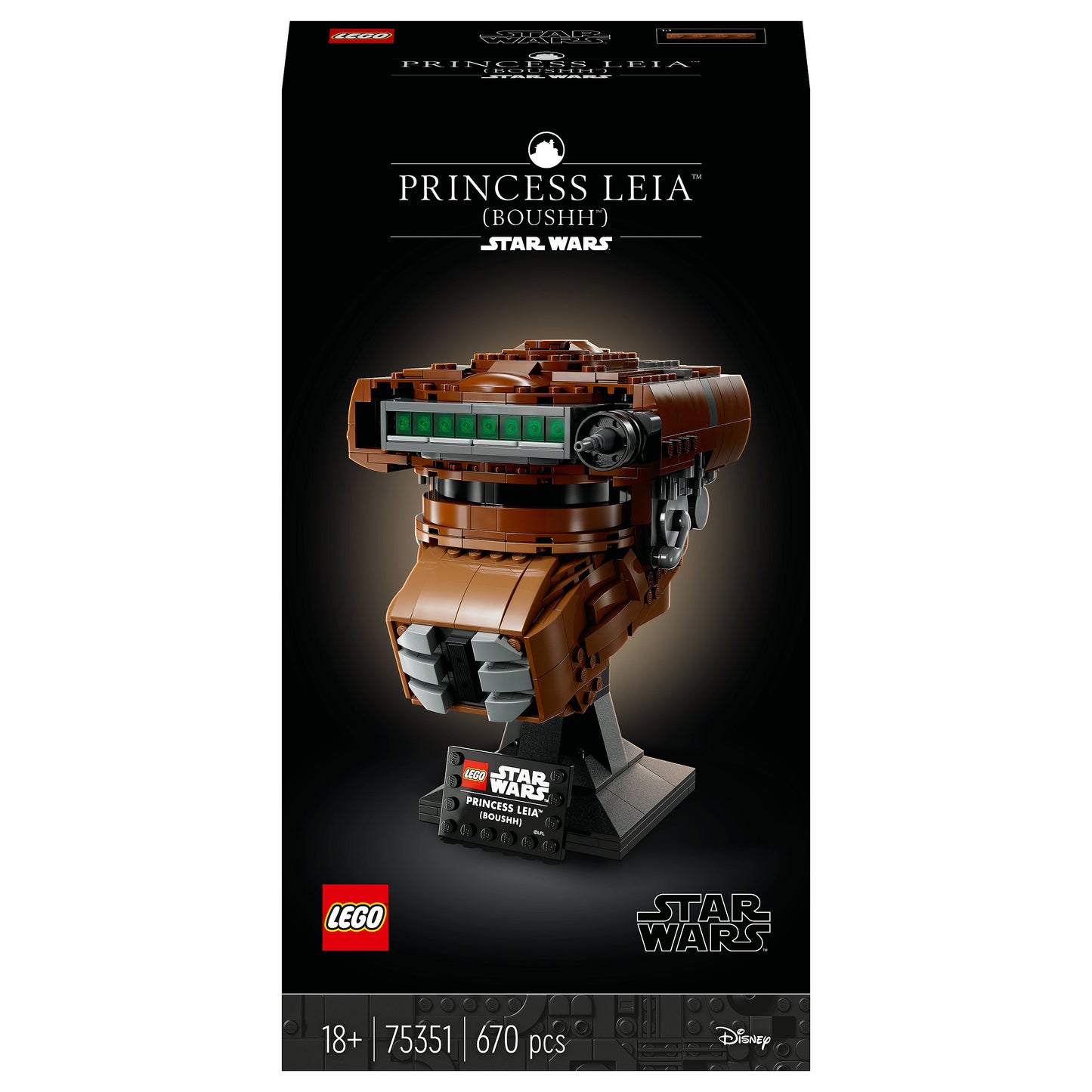 LEGO 75351 Star Wars Prinzessin Leia (Boushh) Helm