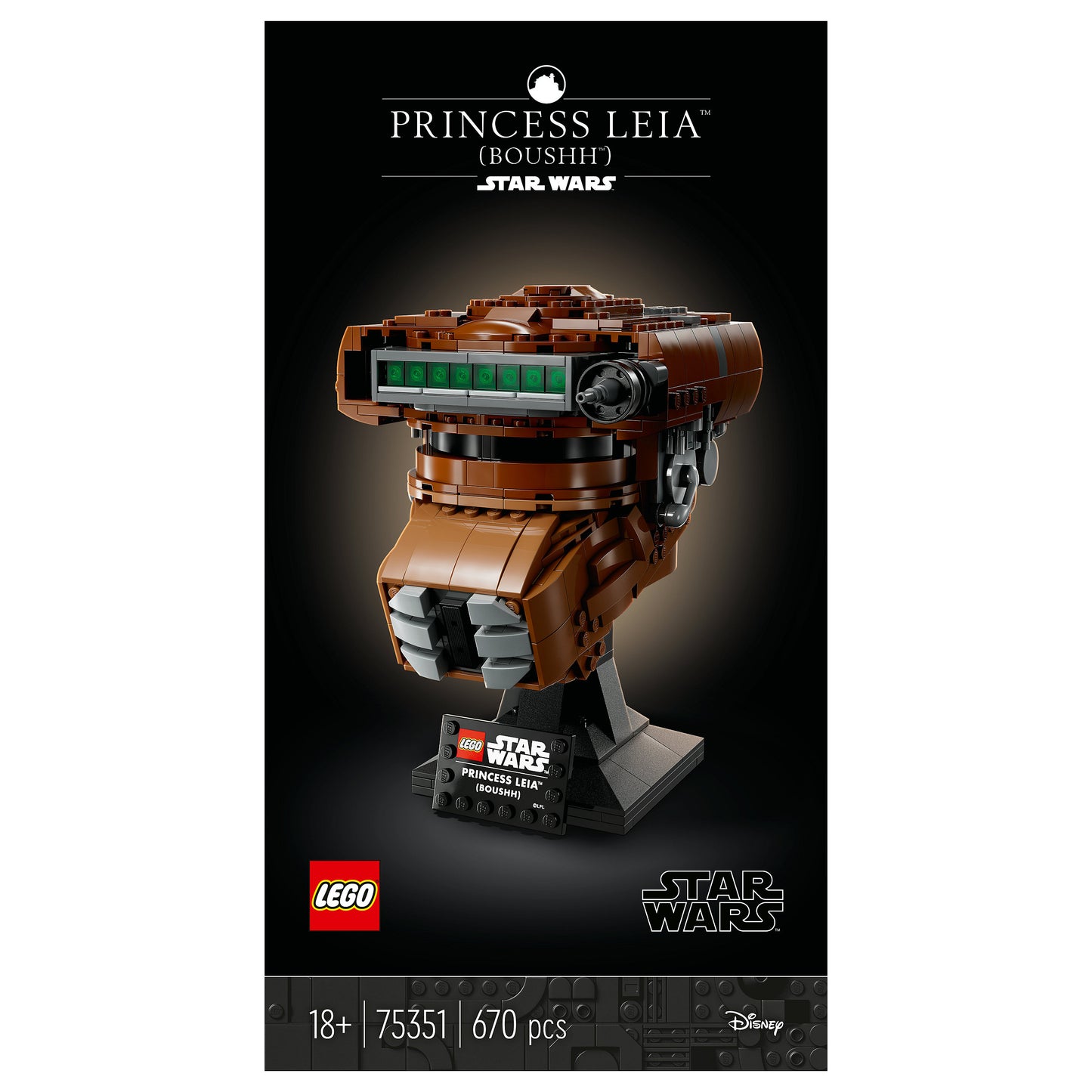 LEGO 75351 Star Wars Prinzessin Leia (Boushh) Helm