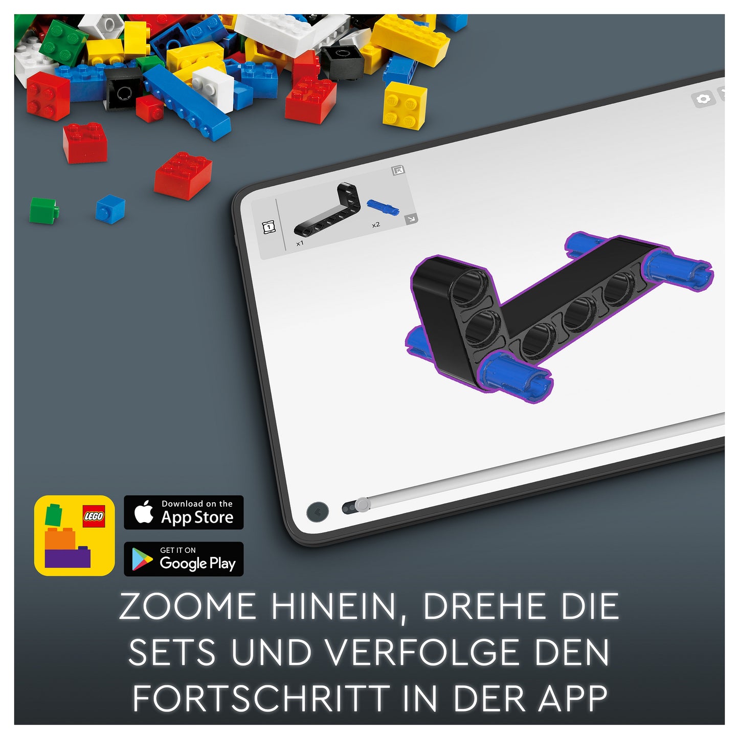 LEGO 42179 Technic Sonne Erde Mond Modell