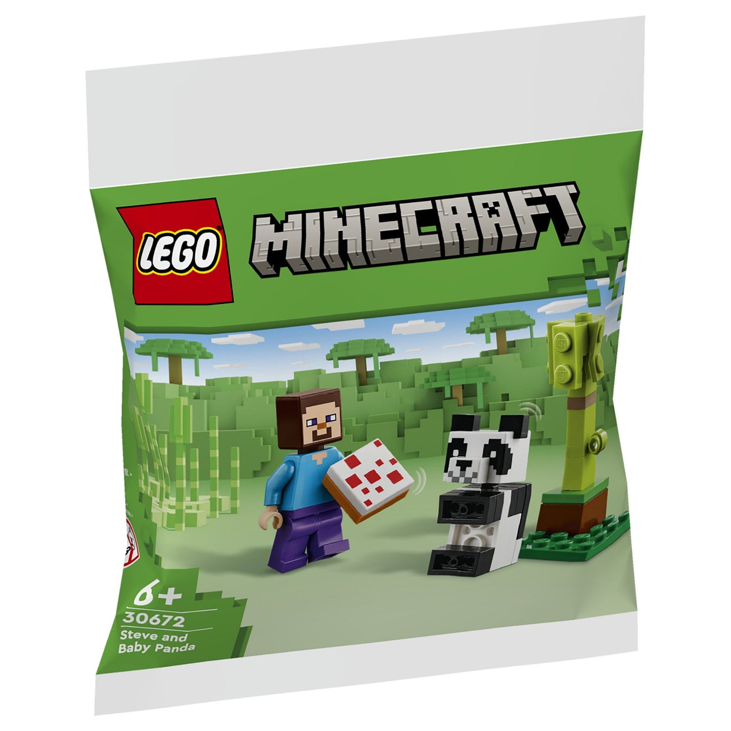 LEGO 30672 Minecraft Steve mit Baby-Panda (Polybag)