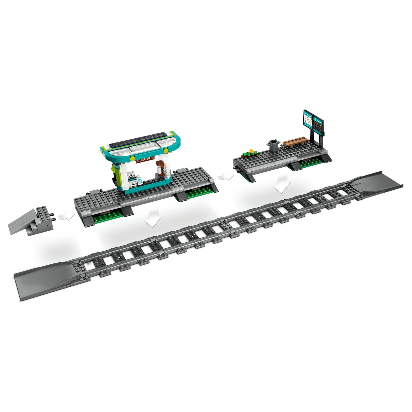LEGO 60423 City Straßenbahn mit Haltestelle