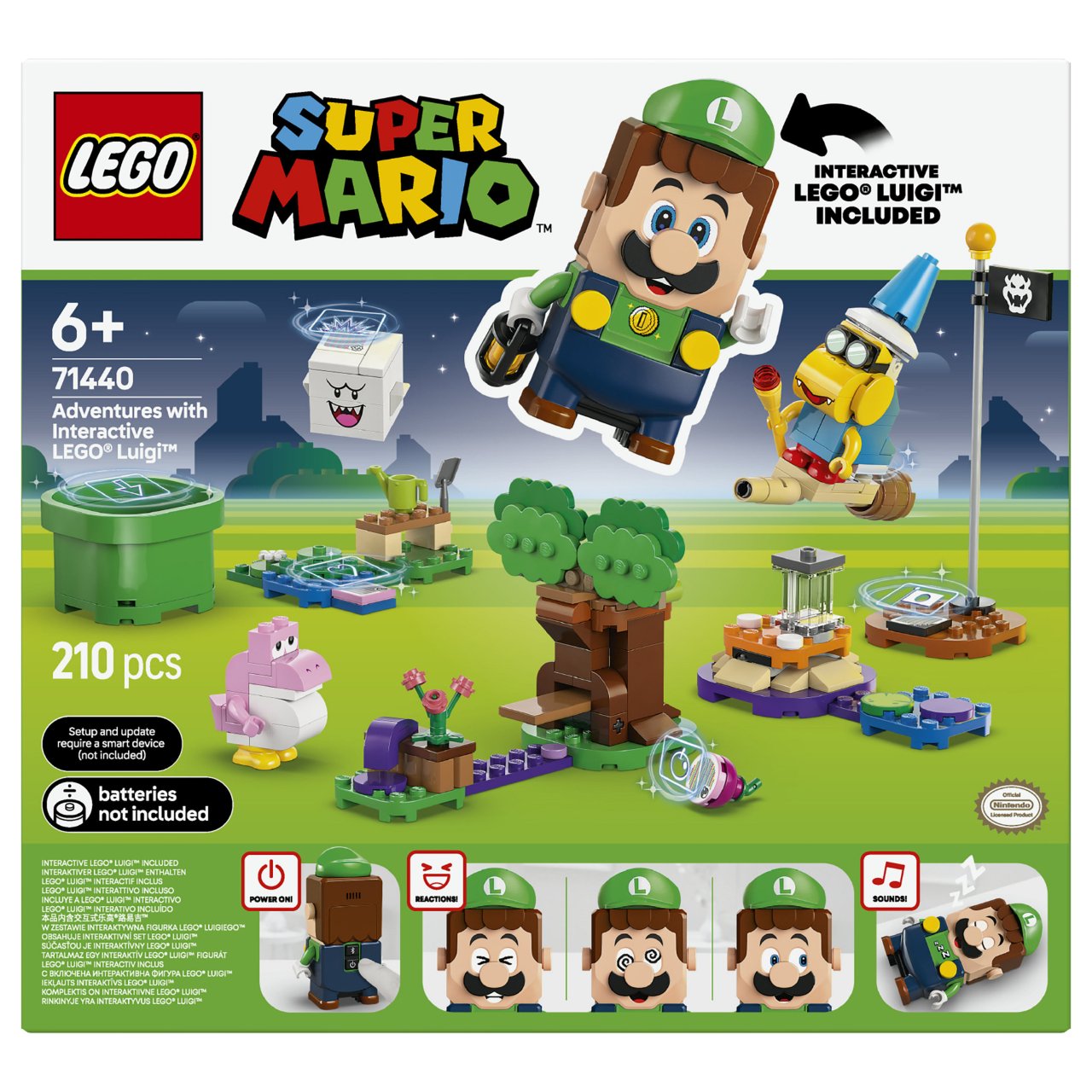 LEGO 71440 Super Mario Abenteuer mit dem interaktiven LEGO Luigi