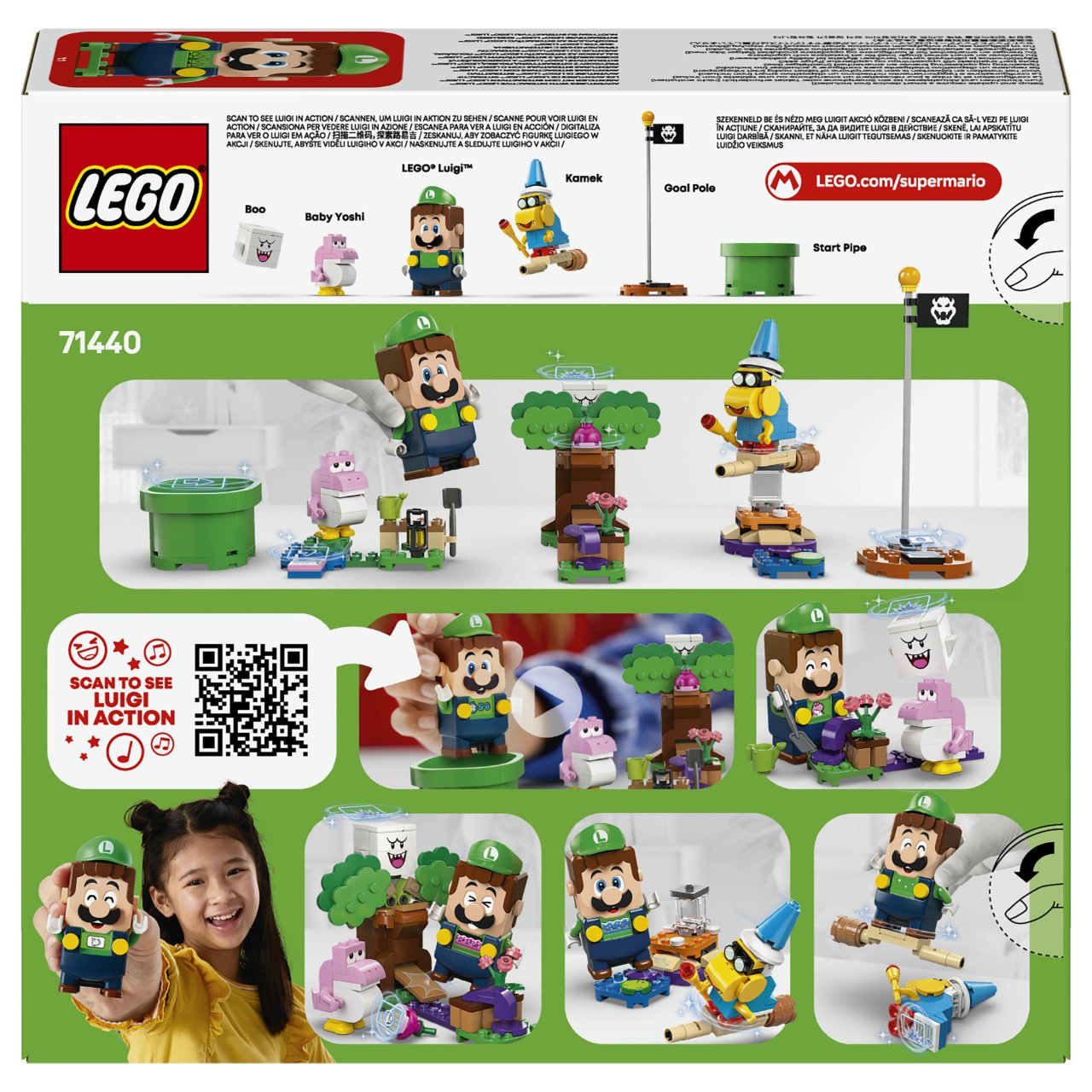 LEGO 71440 Super Mario Abenteuer mit dem interaktiven LEGO Luigi