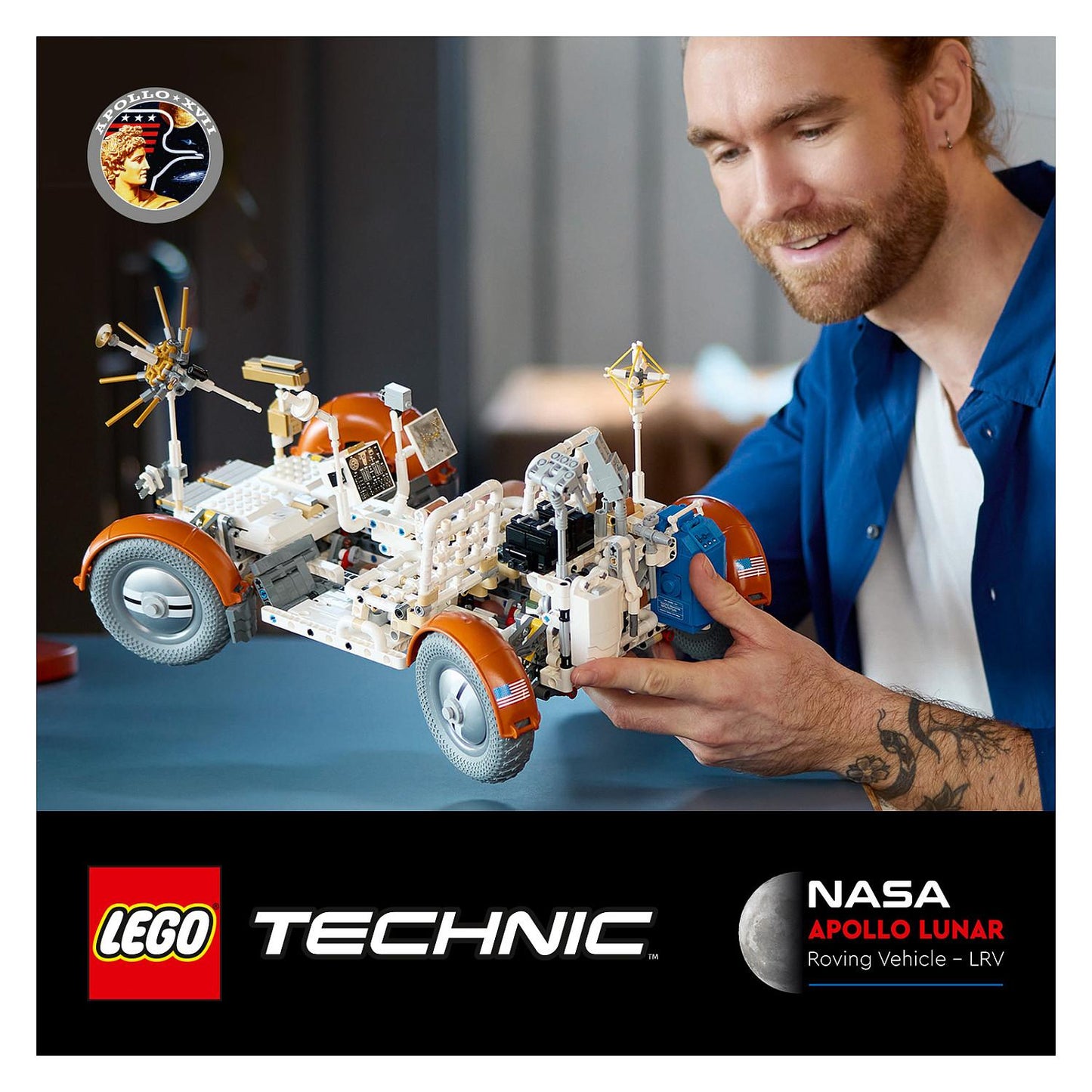 LEGO 42182 Technic NASA Apollo Lunar Roving Vehicle (LRV)