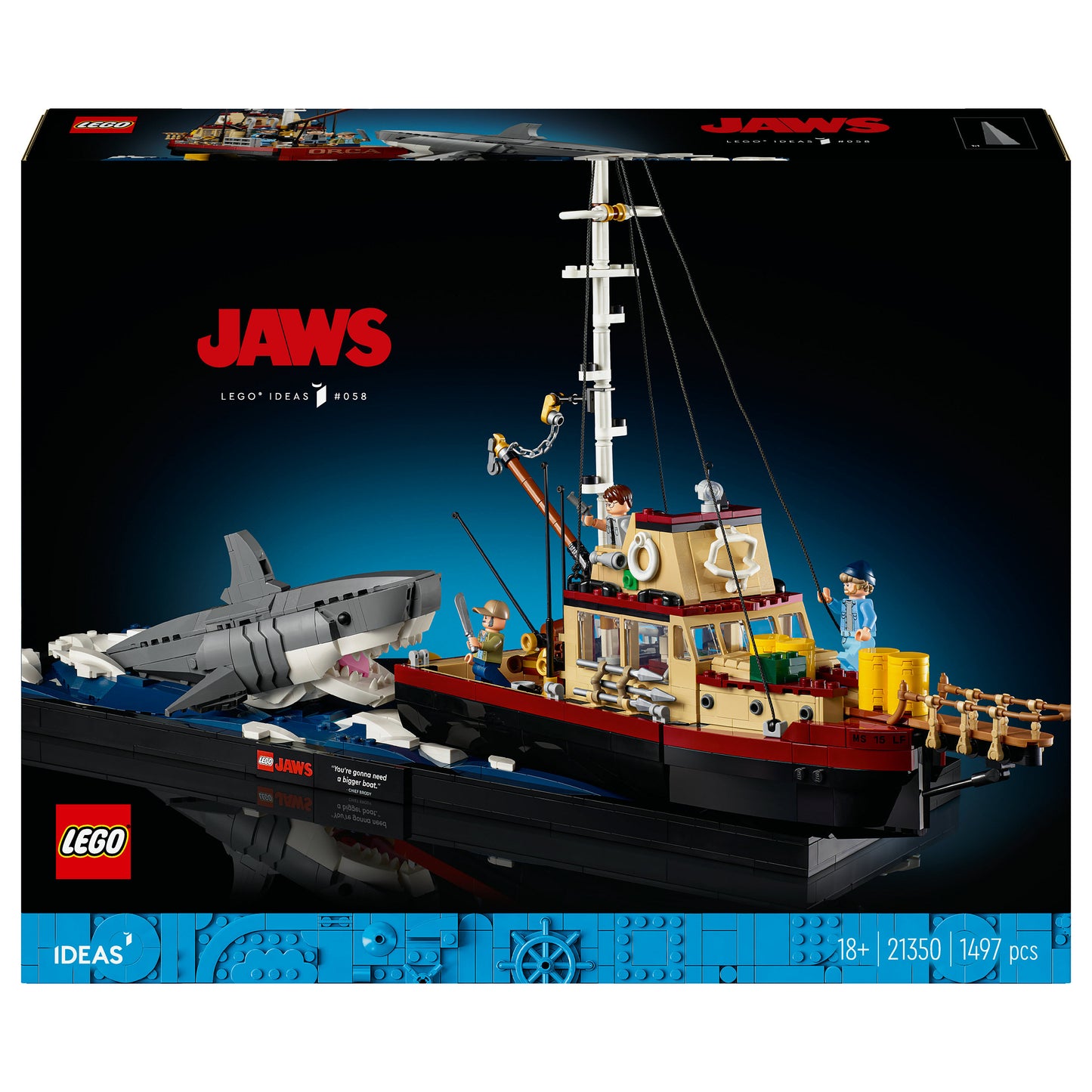 LEGO 21350 Ideas Der weie Hai