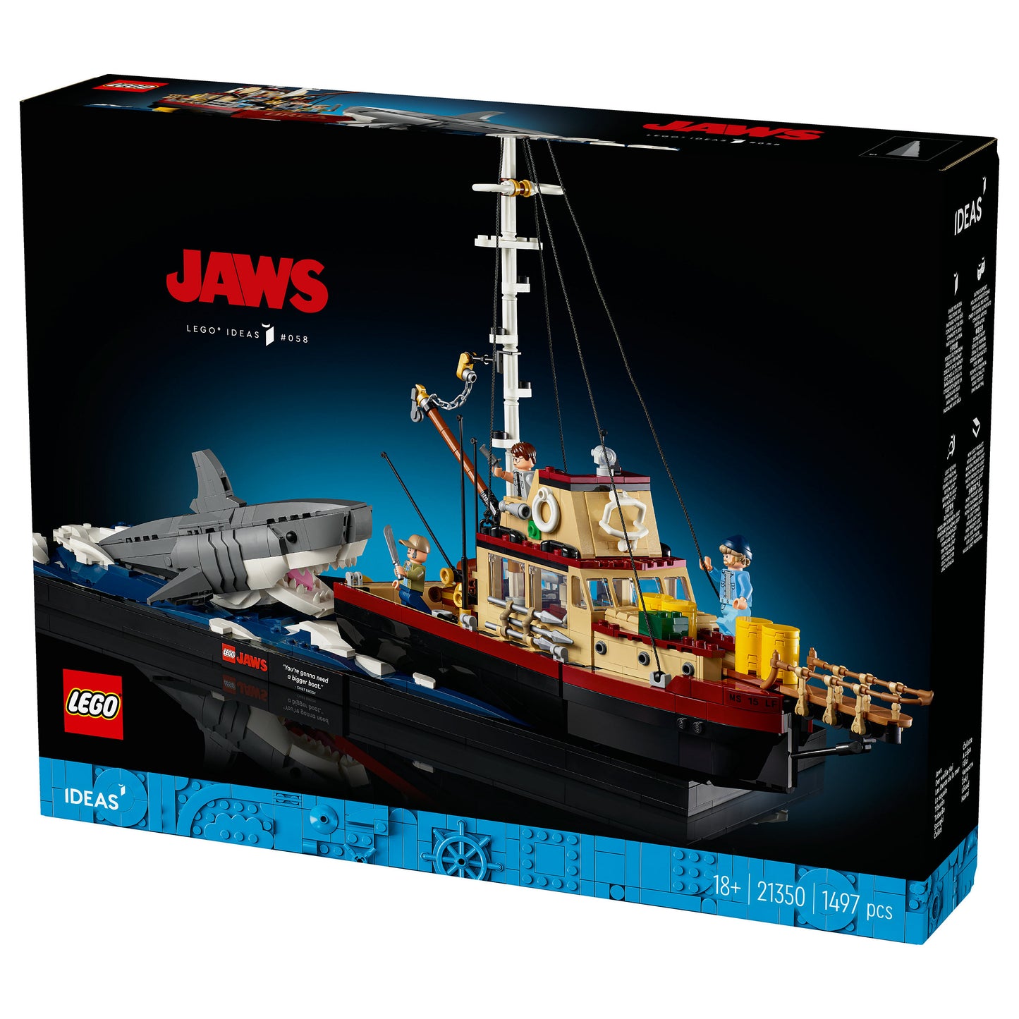 LEGO 21350 Ideas Der weie Hai