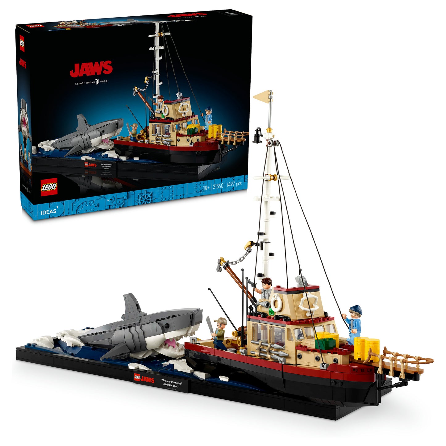 LEGO 21350 Ideas Der weie Hai