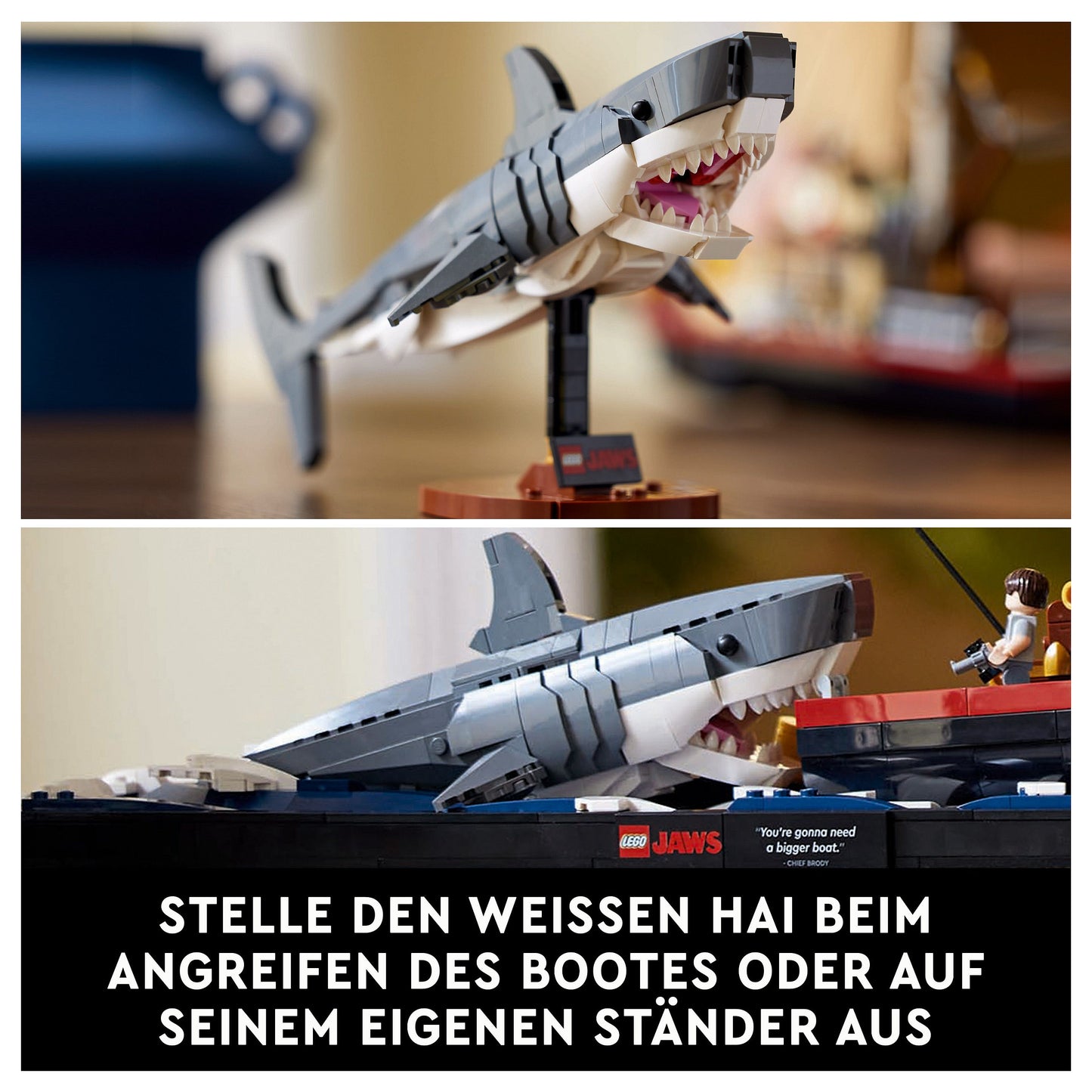 LEGO 21350 Ideas Der weie Hai
