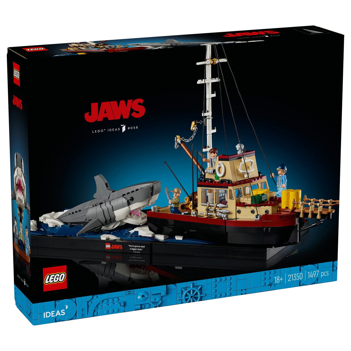 LEGO 21350 Ideas Der weie Hai