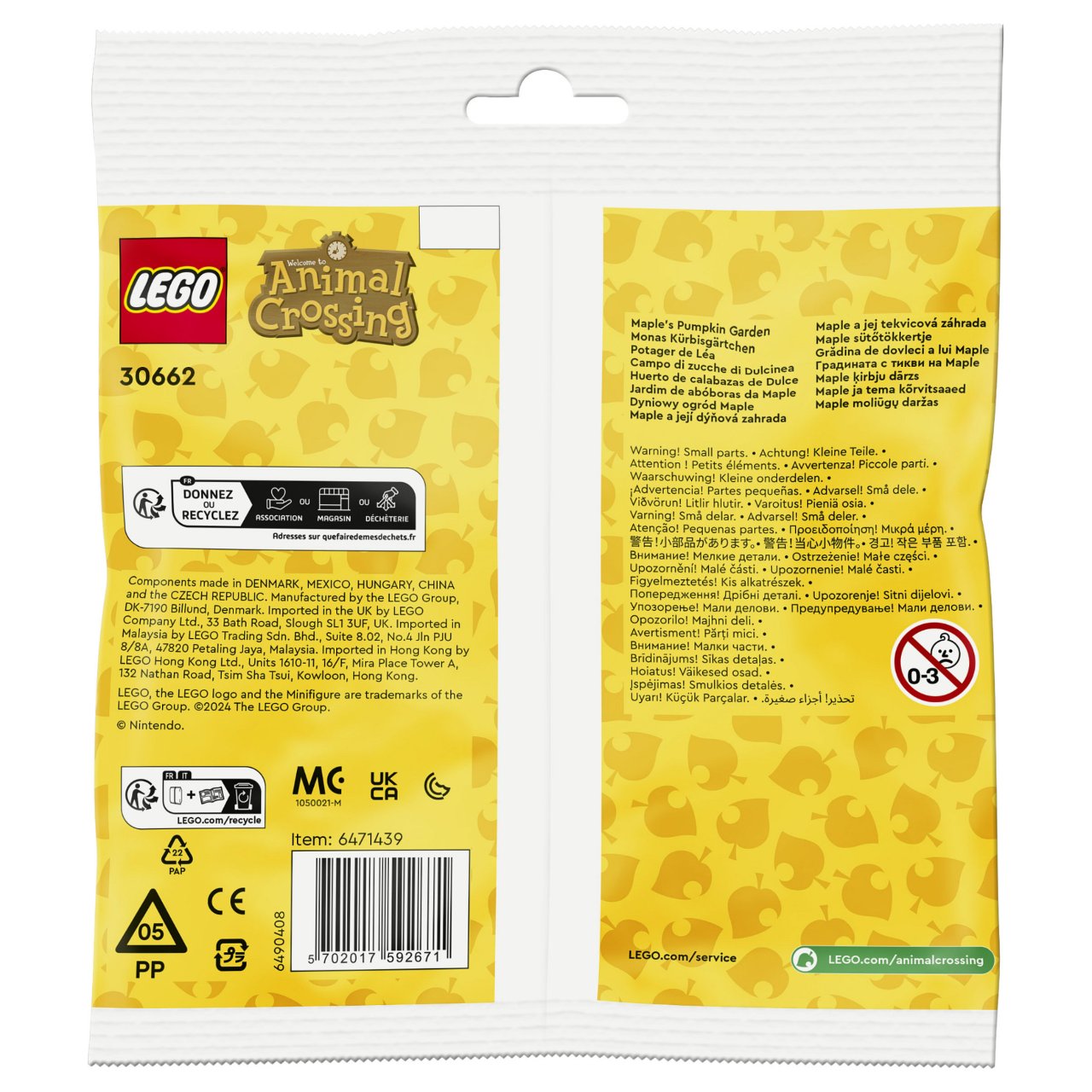LEGO 30662 Animal Crossing Monas Krbisgrtchen (Polybag)