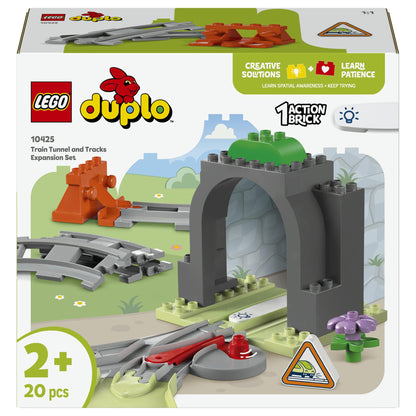 LEGO 10425 DUPLO Town Eisenbahntunnel und Schienen Erweiterungsset