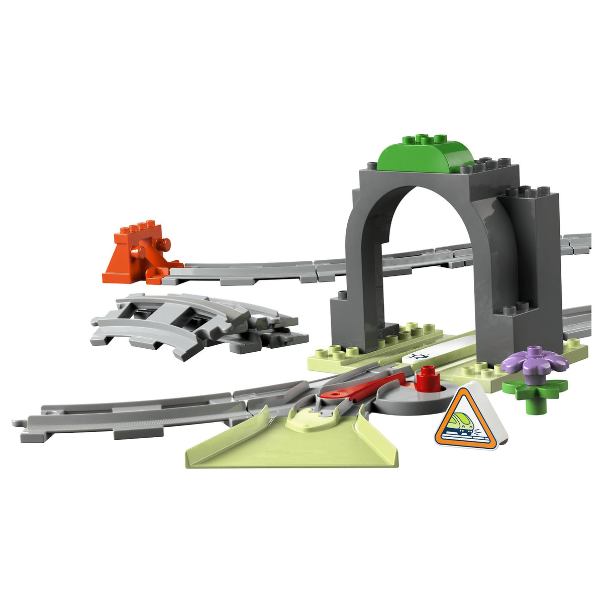 LEGO 10425 DUPLO Town Eisenbahntunnel und Schienen Erweiterungsset