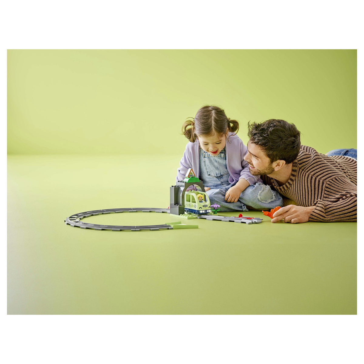 LEGO 10425 DUPLO Town Eisenbahntunnel und Schienen Erweiterungsset