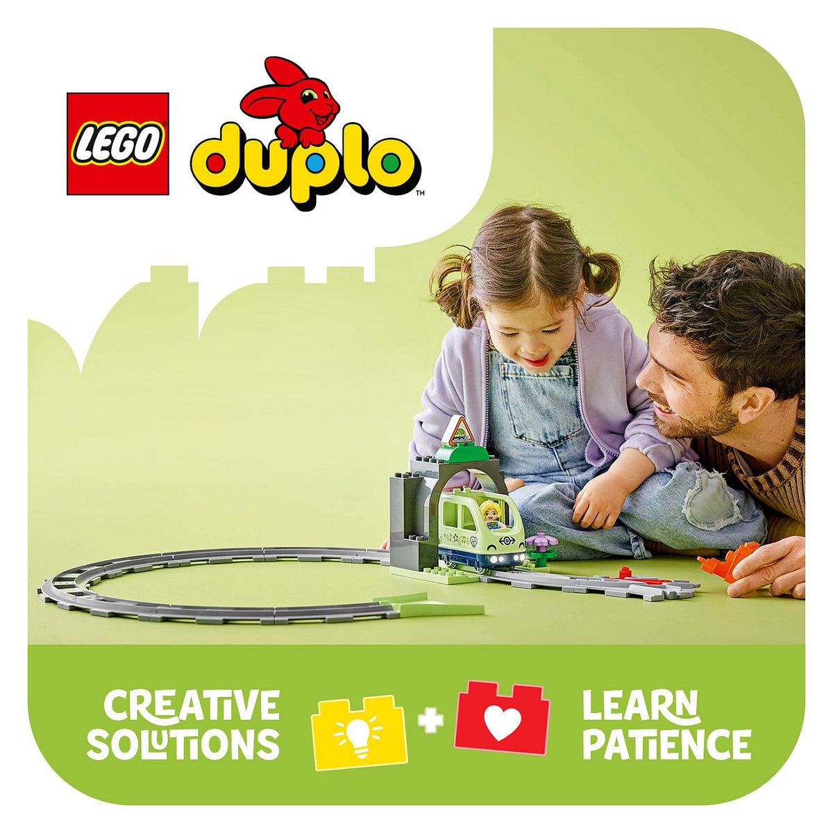 LEGO 10425 DUPLO Town Eisenbahntunnel und Schienen Erweiterungsset