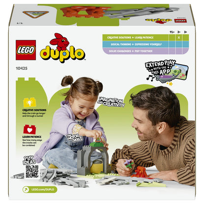 LEGO 10425 DUPLO Town Eisenbahntunnel und Schienen Erweiterungsset