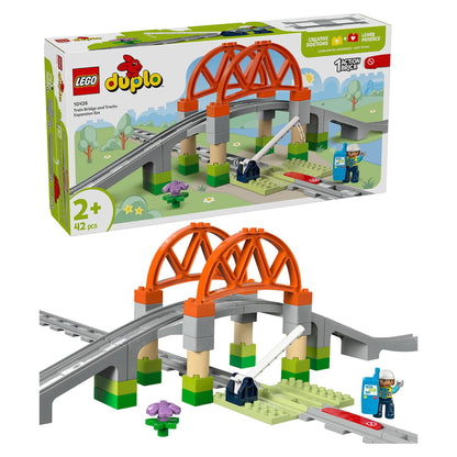 LEGO 10426 DUPLO Town Eisenbahnbrcke und Schienen - Erweiterungsset