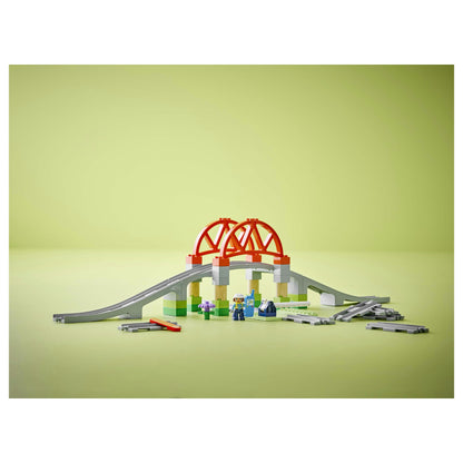 LEGO 10426 DUPLO Town Eisenbahnbrcke und Schienen - Erweiterungsset