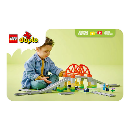 LEGO 10426 DUPLO Town Eisenbahnbrcke und Schienen - Erweiterungsset