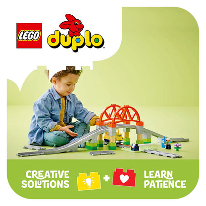 LEGO 10426 DUPLO Town Eisenbahnbrcke und Schienen - Erweiterungsset