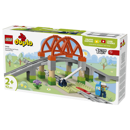 LEGO 10426 DUPLO Town Eisenbahnbrcke und Schienen - Erweiterungsset