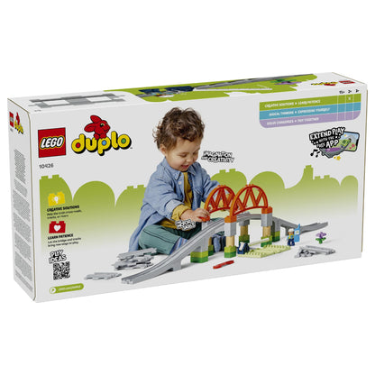 LEGO 10426 DUPLO Town Eisenbahnbrcke und Schienen - Erweiterungsset