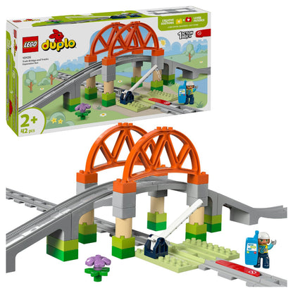 LEGO 10426 DUPLO Town Eisenbahnbrcke und Schienen - Erweiterungsset