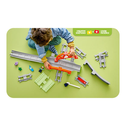 LEGO 10426 DUPLO Town Eisenbahnbrcke und Schienen - Erweiterungsset