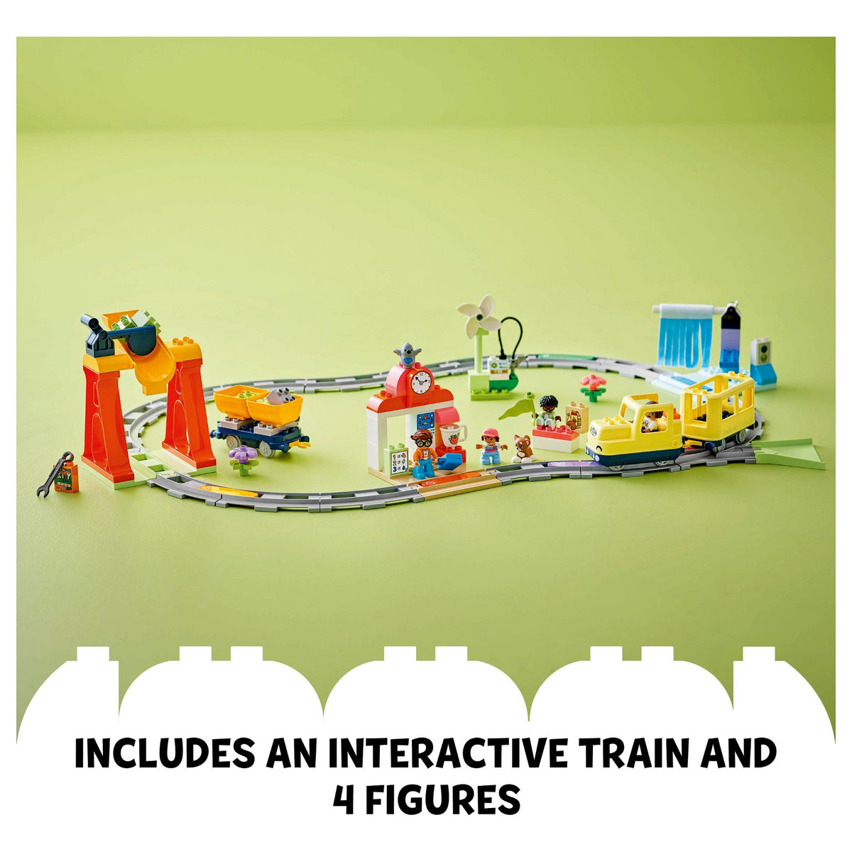 LEGO 10428 DUPLO Town Groe interaktive Eisenbahn