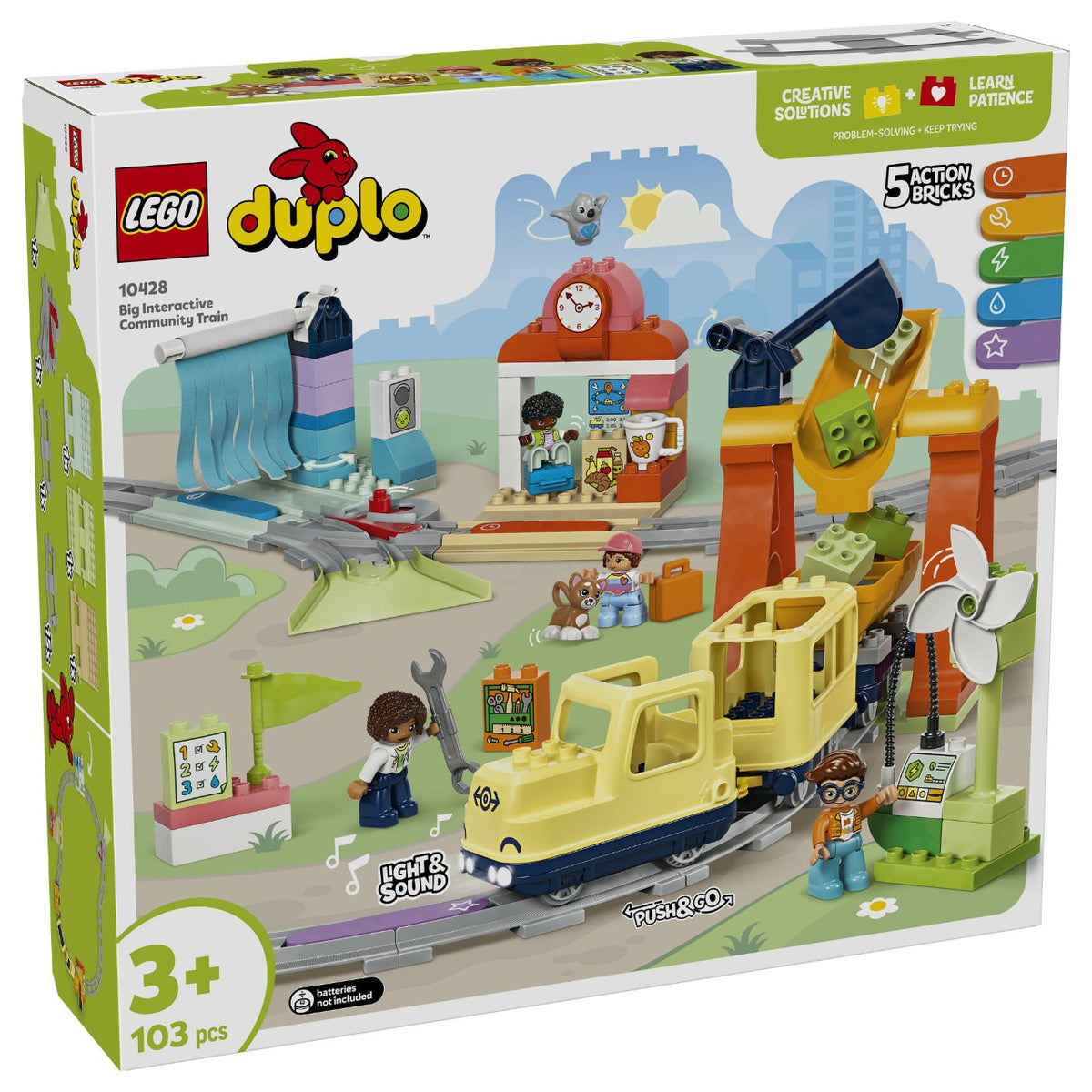 LEGO 10428 DUPLO Town Groe interaktive Eisenbahn