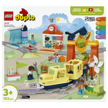 LEGO 10428 DUPLO Town Groe interaktive Eisenbahn