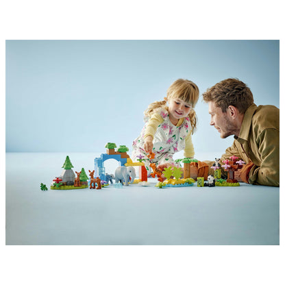 LEGO 10446 DUPLO Town Wildtier-Familien 3-in-1-Set