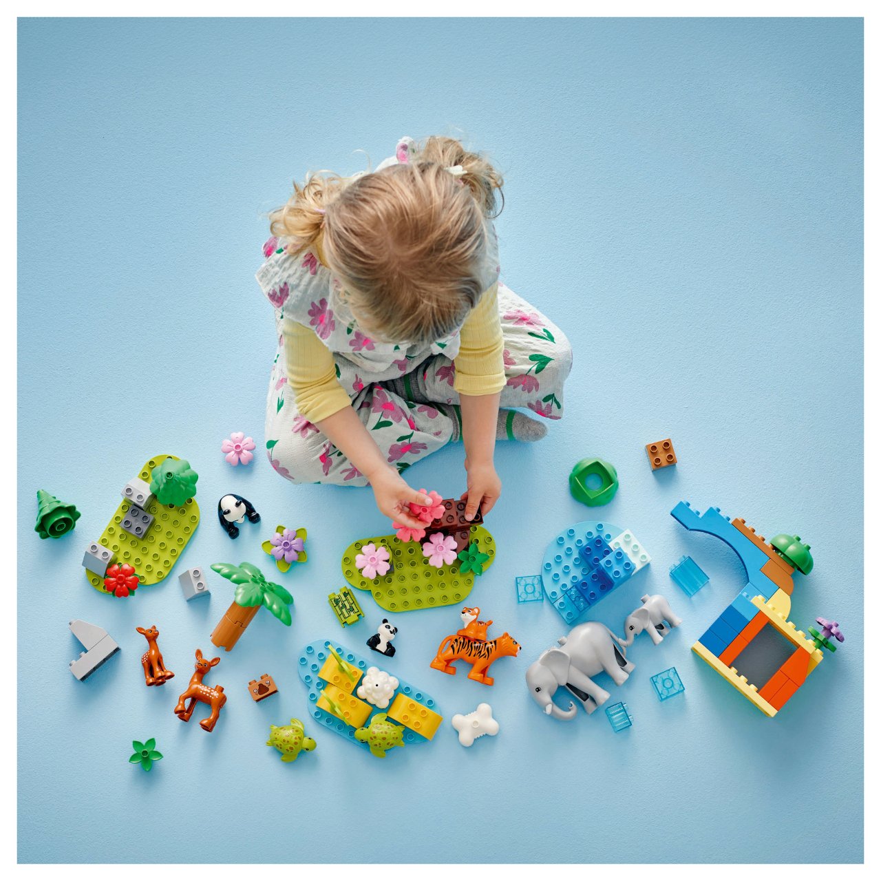 LEGO 10446 DUPLO Town Wildtier-Familien 3-in-1-Set