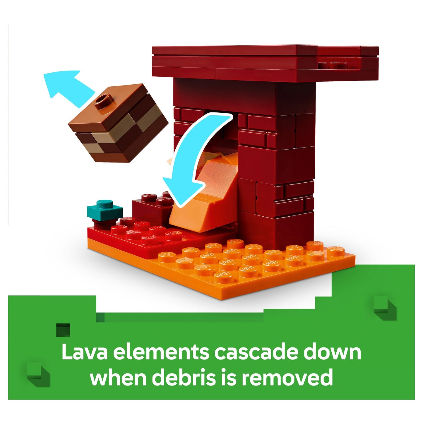 LEGO 21266 Minecraft Das Lava-Duell im Nether