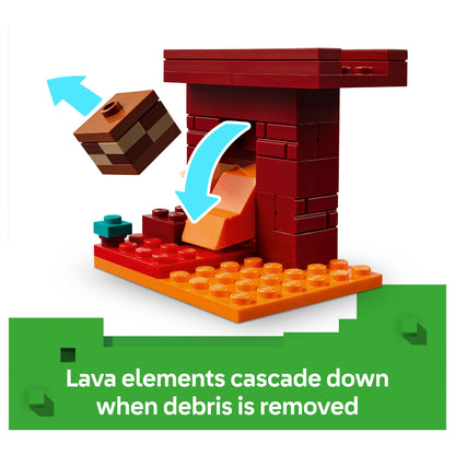 LEGO 21266 Minecraft Das Lava-Duell im Nether