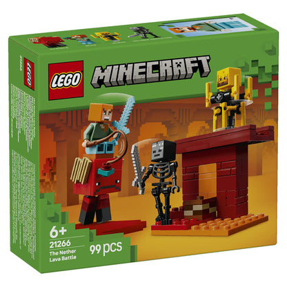 LEGO 21266 Minecraft Das Lava-Duell im Nether
