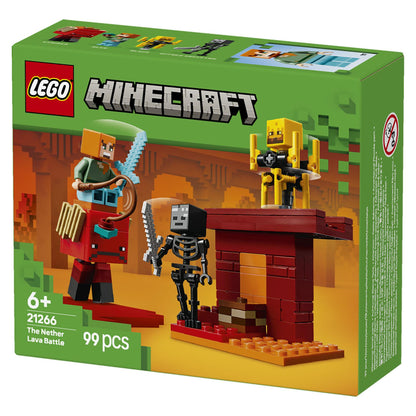 LEGO 21266 Minecraft Das Lava-Duell im Nether