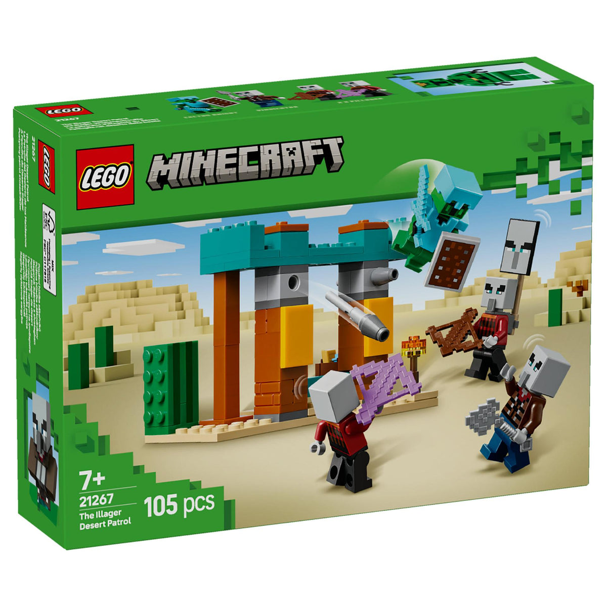 LEGO 21267 Minecraft Die Illager-Wstenpatrouille