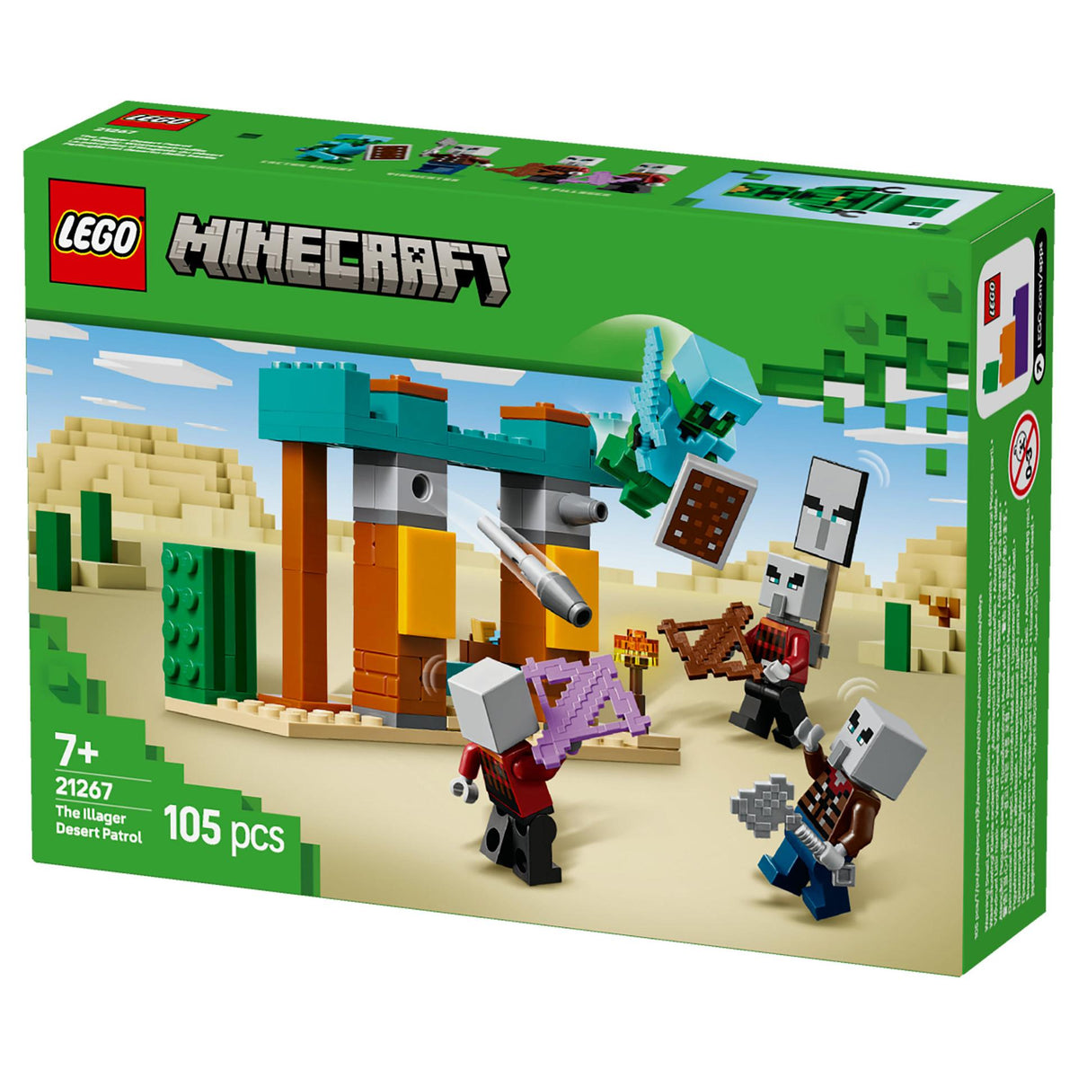 LEGO 21267 Minecraft Die Illager-Wstenpatrouille