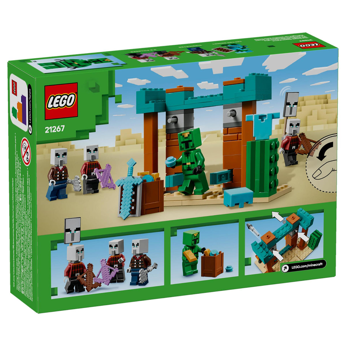 LEGO 21267 Minecraft Die Illager-Wstenpatrouille