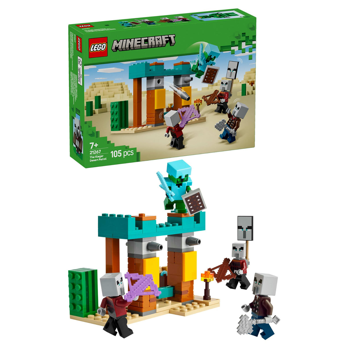 LEGO 21267 Minecraft Die Illager-Wstenpatrouille
