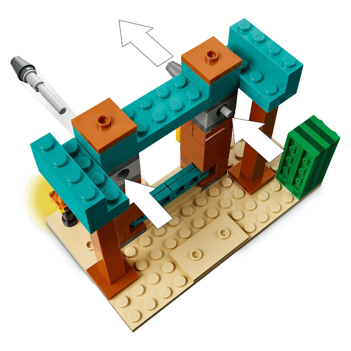LEGO 21267 Minecraft Die Illager-Wstenpatrouille