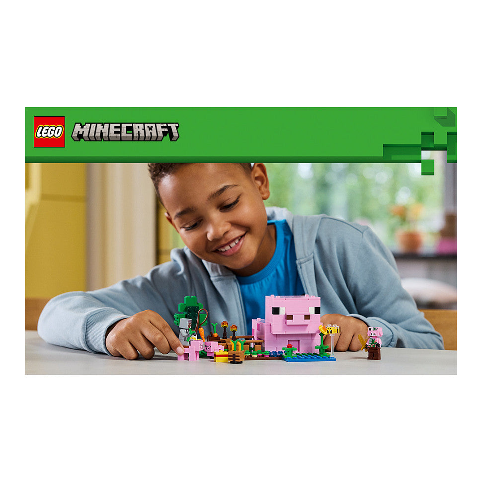 LEGO 21268 Minecraft Das Babyschwein-Haus