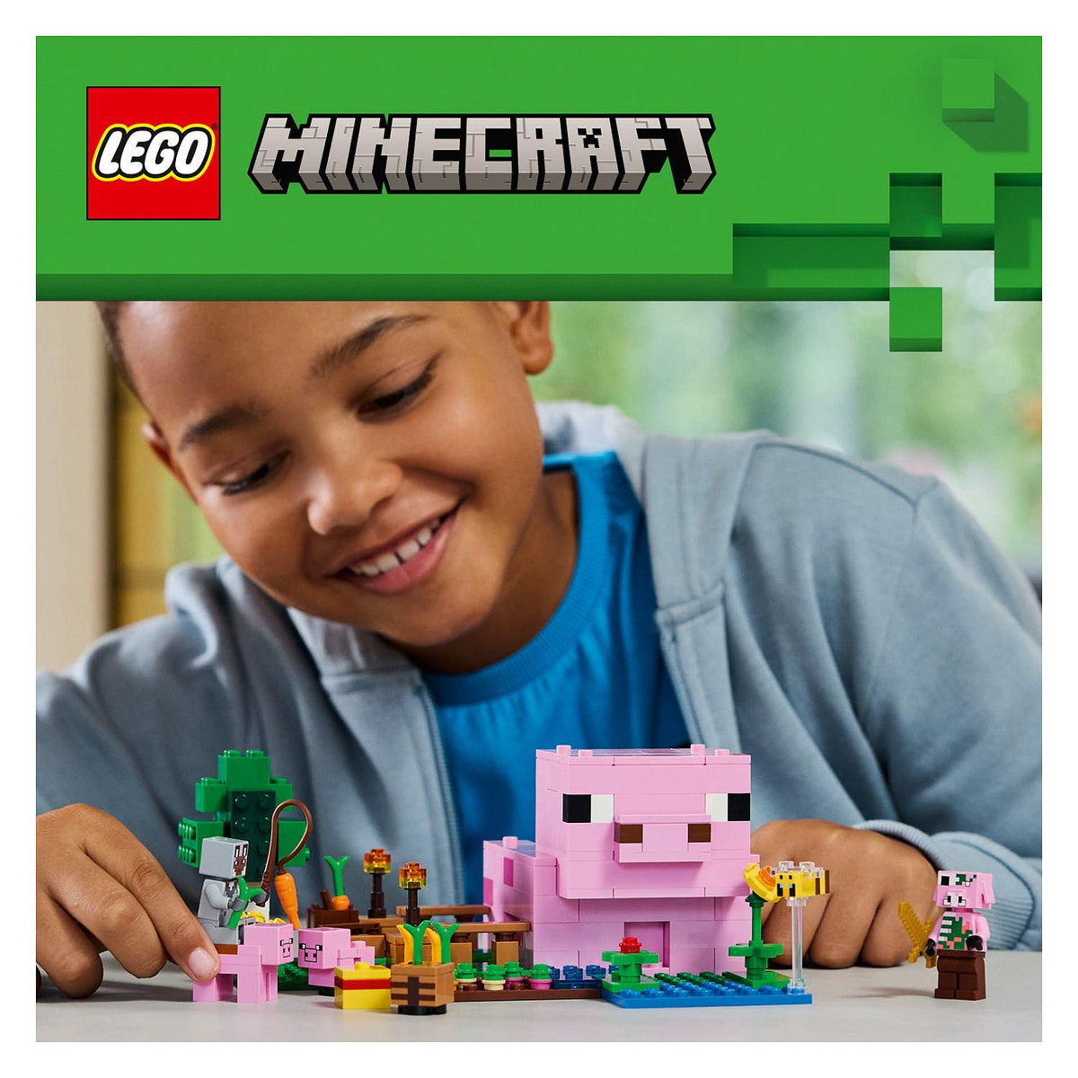 LEGO 21268 Minecraft Das Babyschwein-Haus