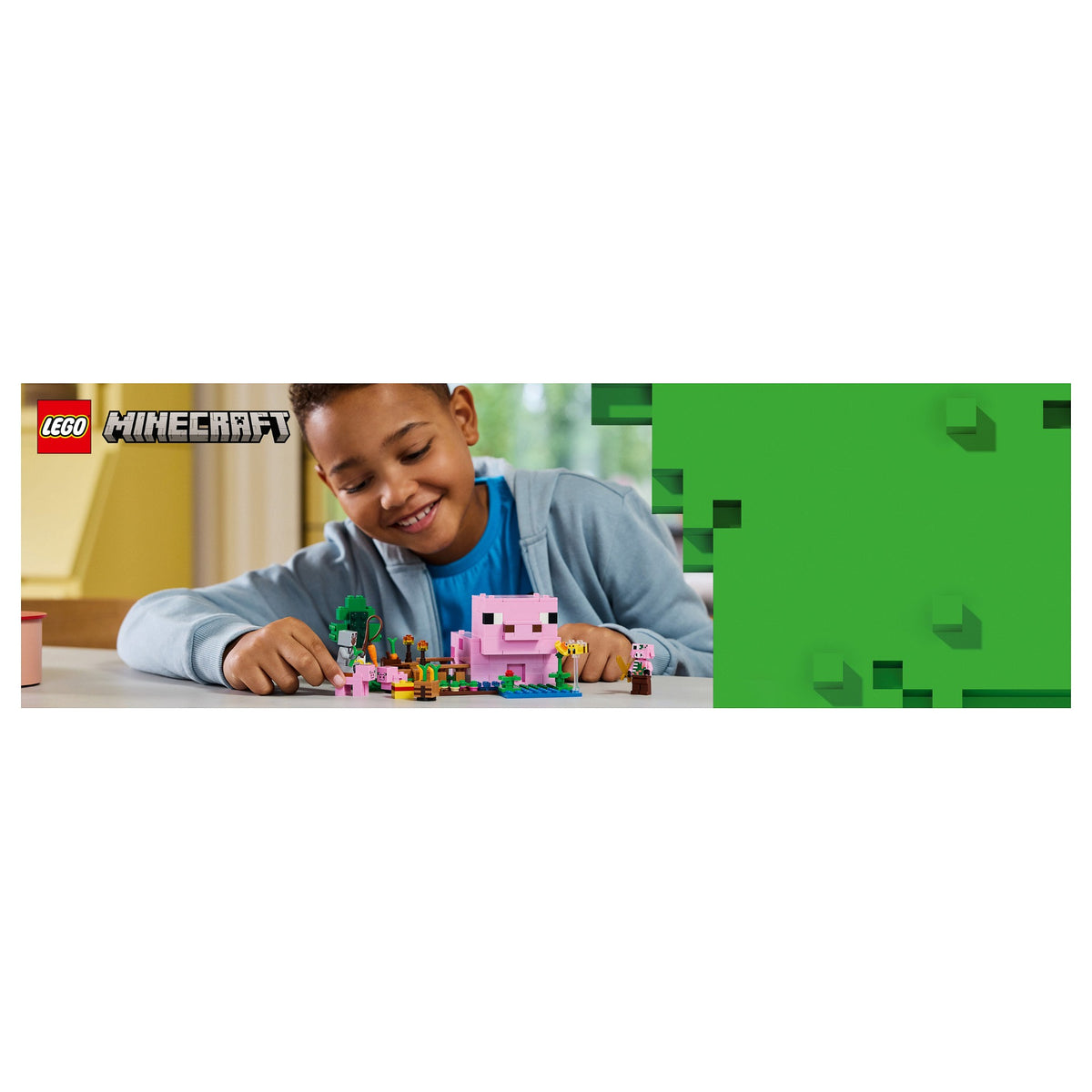 LEGO 21268 Minecraft Das Babyschwein-Haus