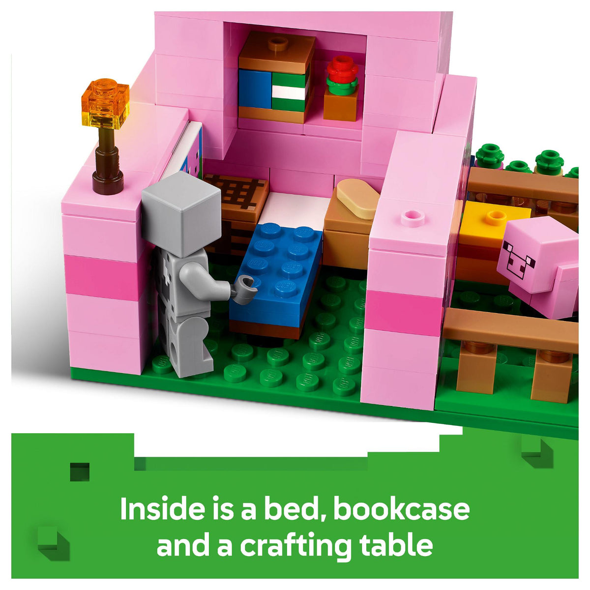 LEGO 21268 Minecraft Das Babyschwein-Haus