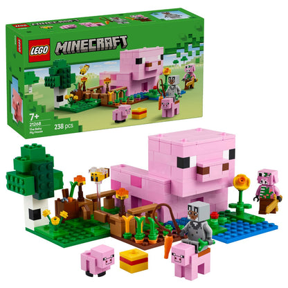 LEGO 21268 Minecraft Das Babyschwein-Haus
