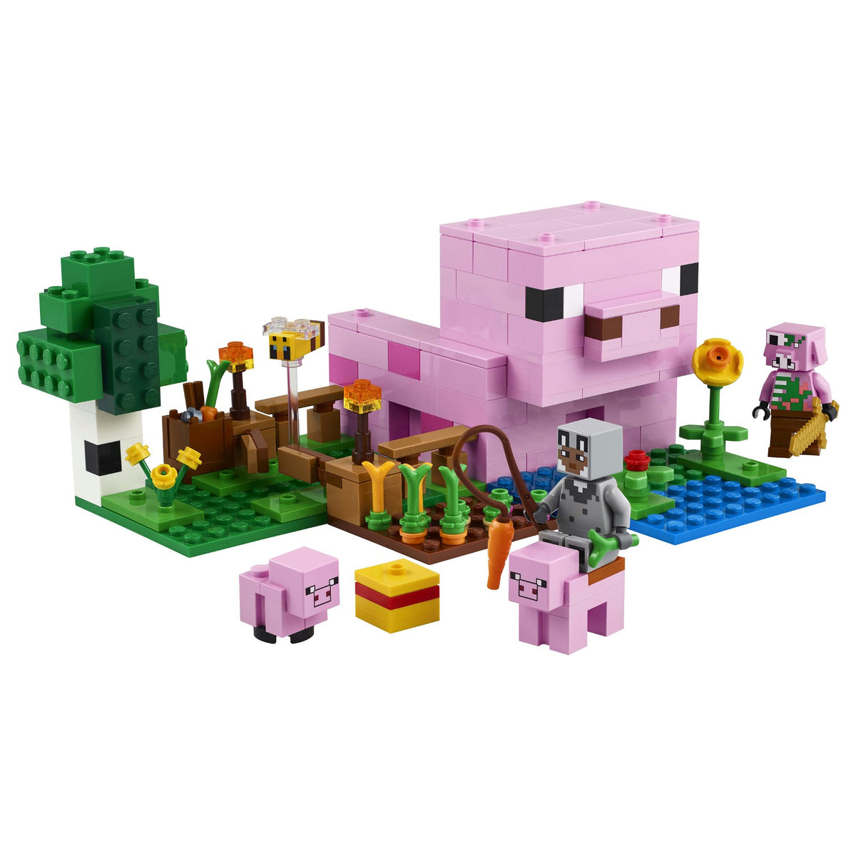 LEGO 21268 Minecraft Das Babyschwein-Haus