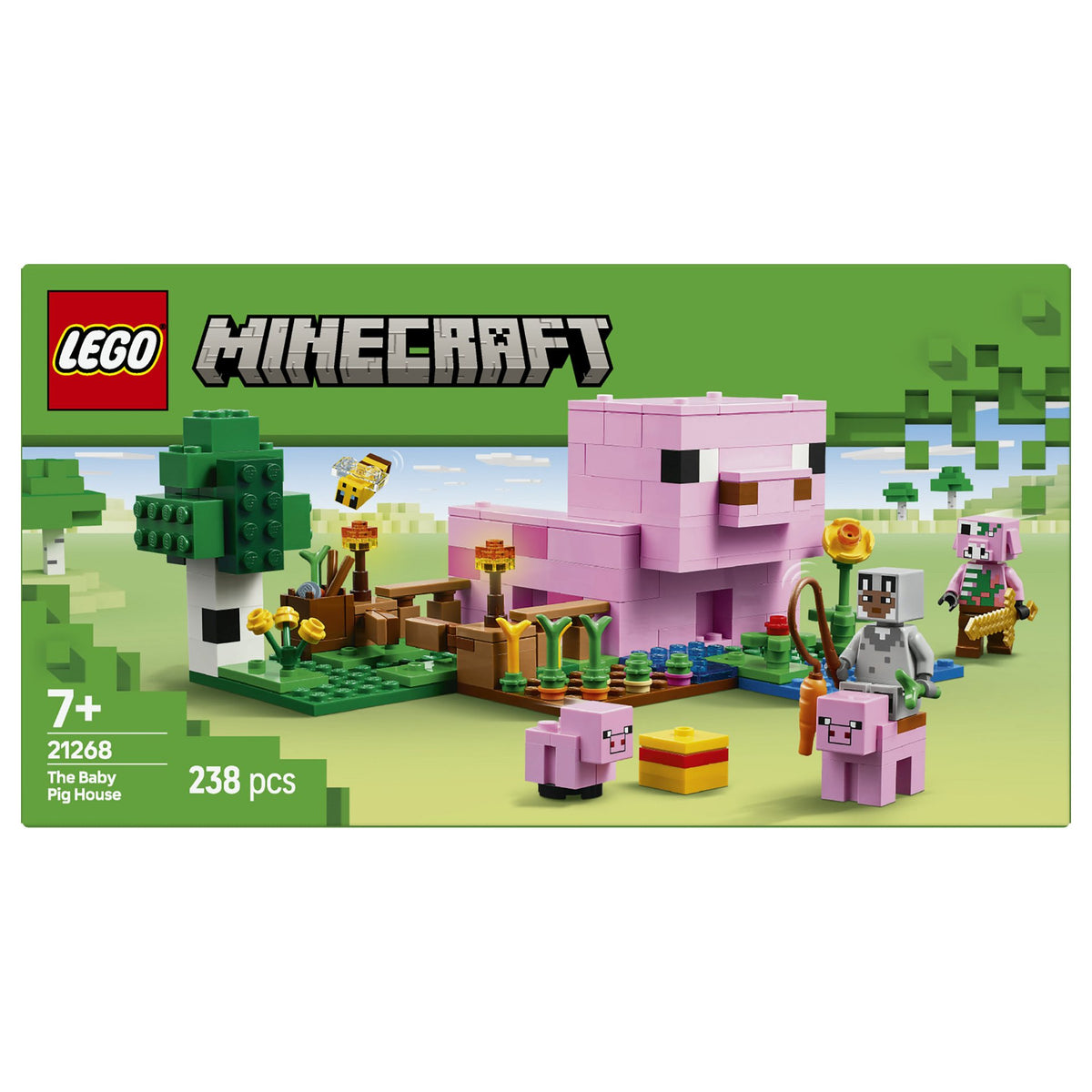 LEGO 21268 Minecraft Das Babyschwein-Haus