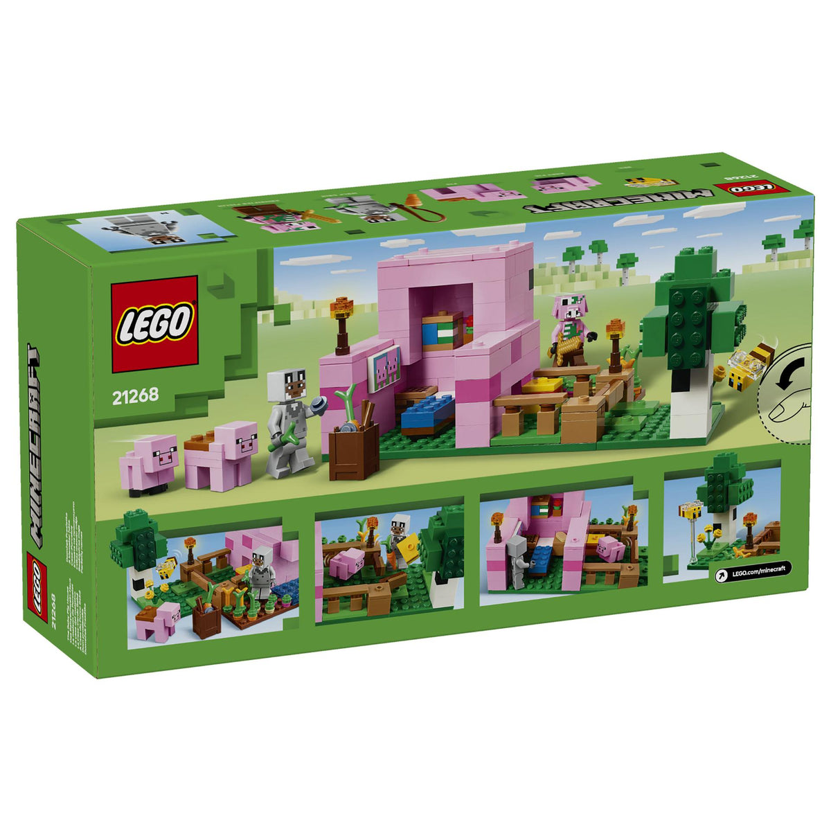 LEGO 21268 Minecraft Das Babyschwein-Haus
