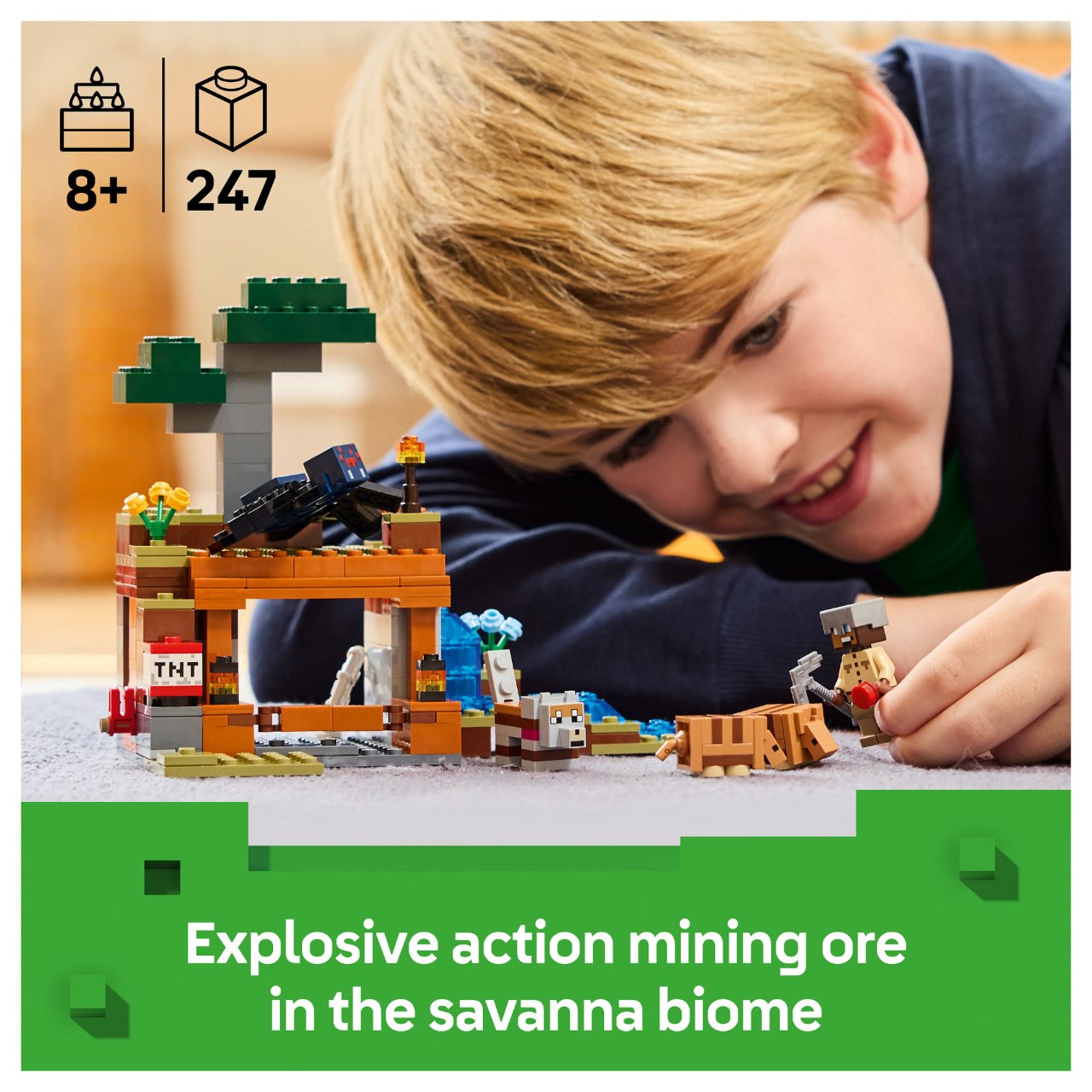 LEGO 21269 Minecraft Die Expedition zur Grteltiermine